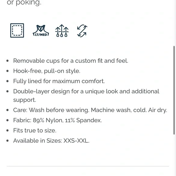 ZYIA Luxe Strappy Bra - Picture 4 of 4